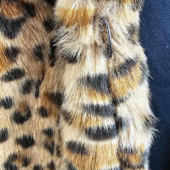 Lucky Brand Faux  Fur Jacket | Statement Coat | Size L | NWOT - Picture 7 of 13